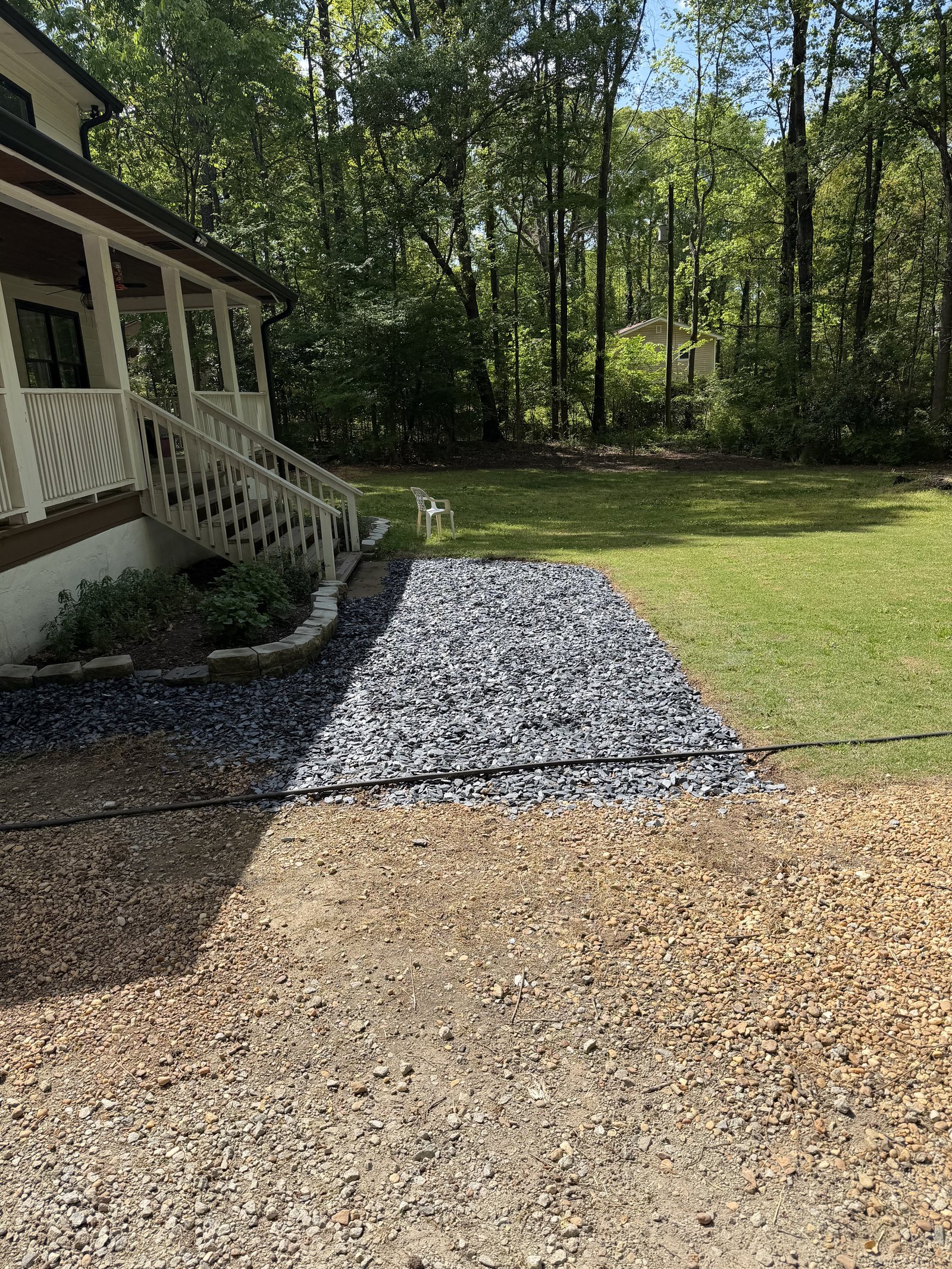 Stone Pathway Installation